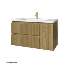 Caprigo Тумба с раковиной FORTE-Albero STRIPE 100 см, правая, дюна, шпон