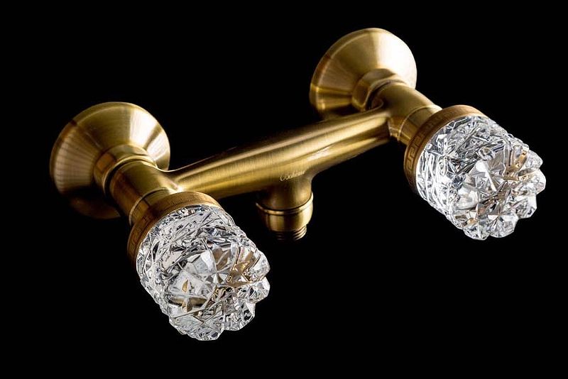 Приобрести boheme смеситель для душа crystal, бронза\кристаллы 314-crst