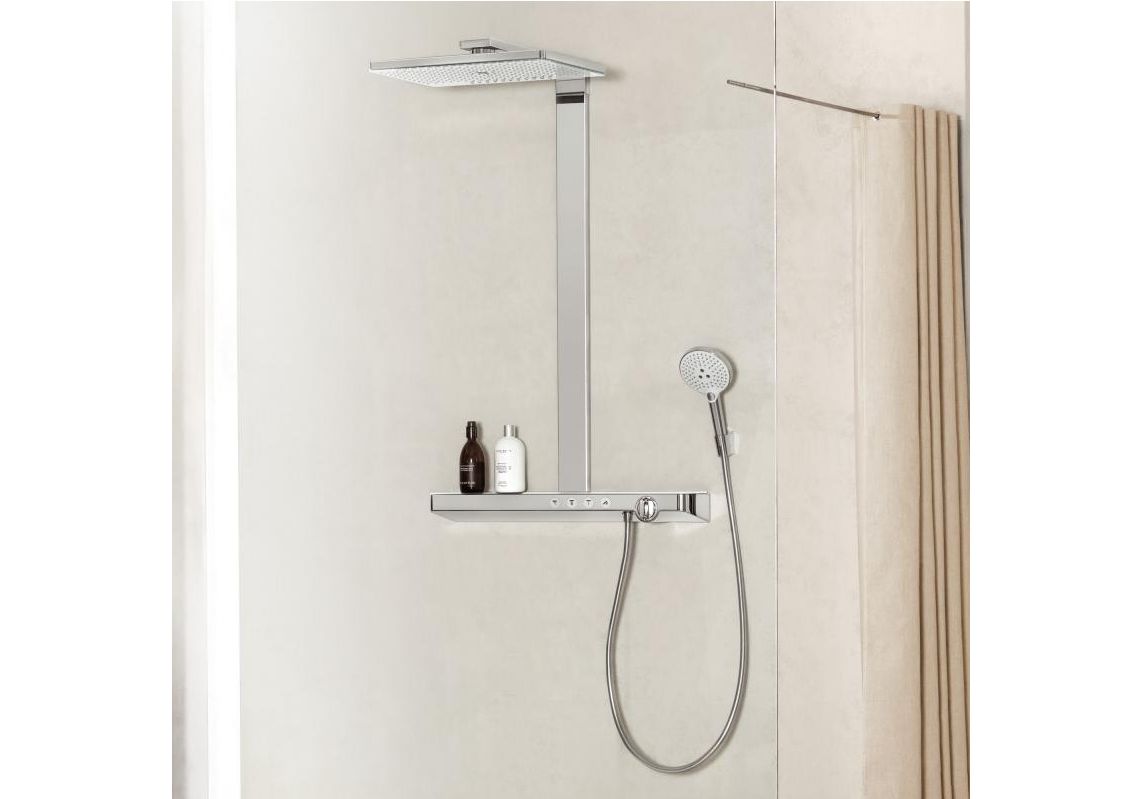 Приобрести душевая система с термостатом hansgrohe rainmaker select 460 3jet showerpipe 27106400