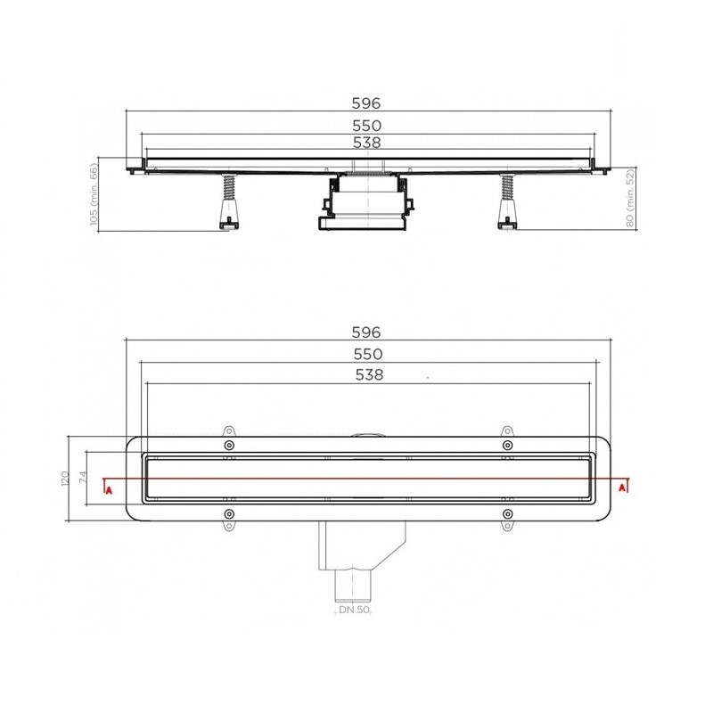 Приобрести pestan душевой трап betto net line 550