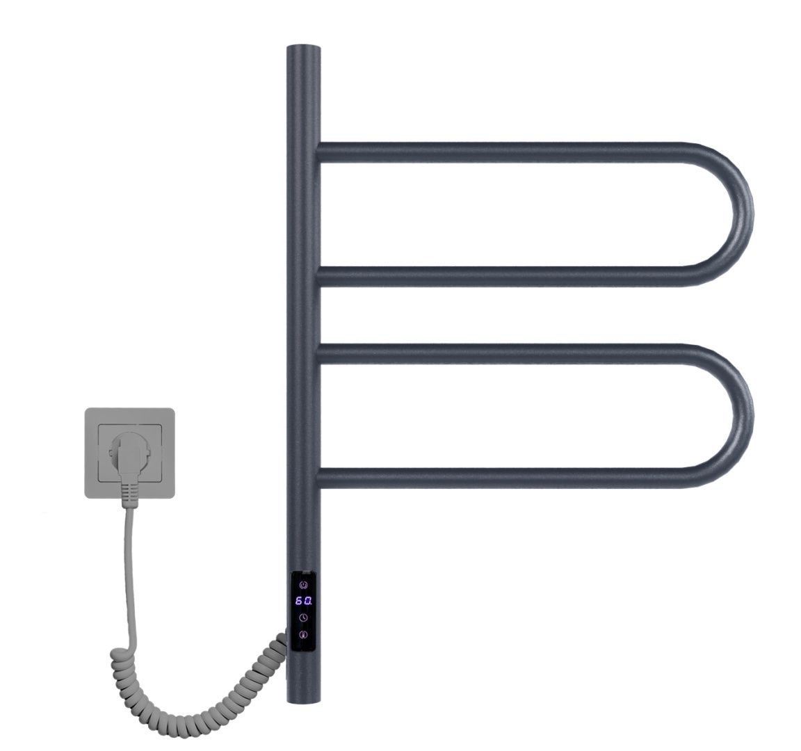 Приобрести vincea полотенцесушитель электеический 42х60 см, графит vtd-1r1cge