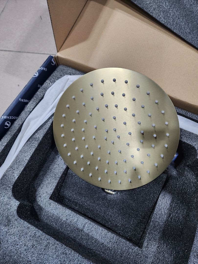 Приобрести grocenberg душевая система, матовое золото gb7099mg