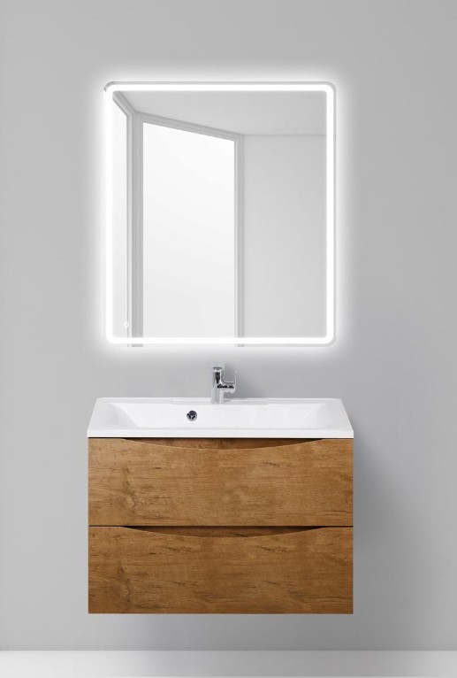Приобрести тумба подвесная с раковиной belbagno marino-900-2c-so-rn-p 90 см, rovere nature