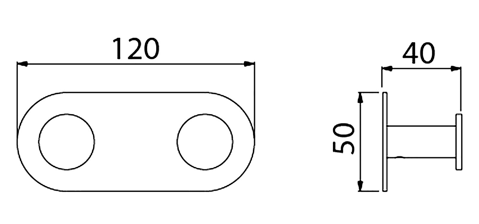 Приобрести крючок-2 крючка timo saona 13014/00 хром