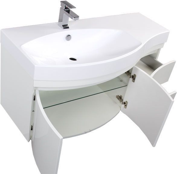 Приобрести aquanet тумба с раковиной опера 115 см, l белая 00212990