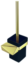 Boheme Ершик для унитаза Venturo New, золото\черный 10319-G-B