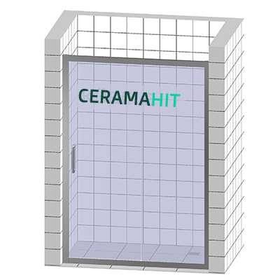 Приобрести дверь душевая ravak blix bldp2 120 см 0pvg0100zg белый/матовое