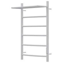 Полотенцесушитель электрический Point 500х800 Афина с полкой П5, белый PN04858PW