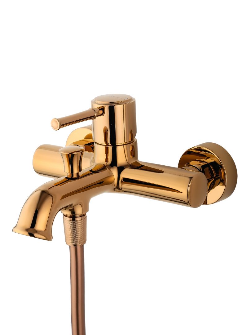 Приобрести смеситель для ванны с душем wonzon & woghand tor, розовое золото (ww-88037073-rg)