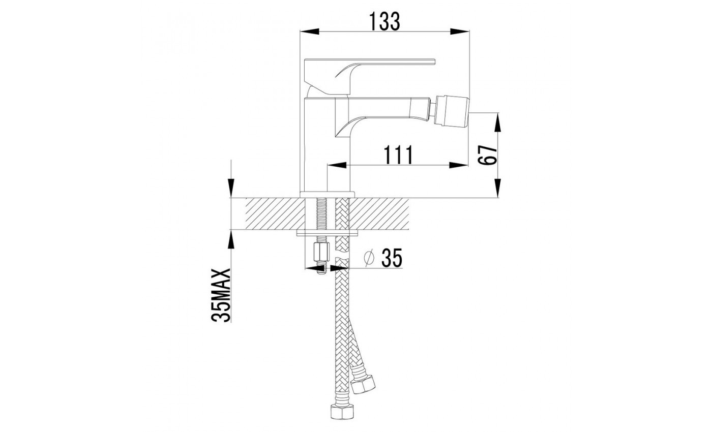Приобрести lemark смеситель для биде plus grace, хром lm1508c
