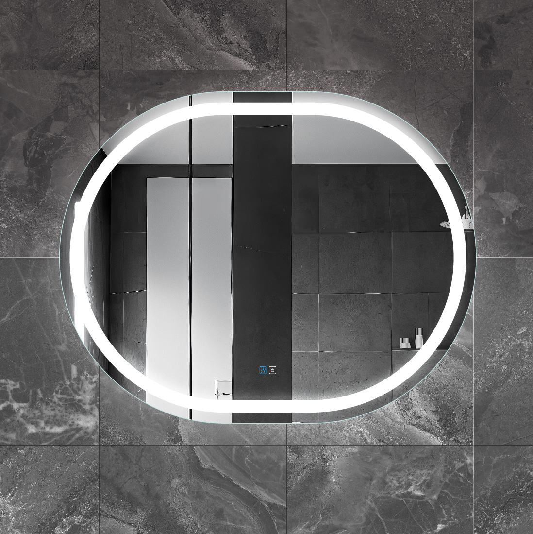 Приобрести cezares зеркало giubileo 100х80 см, с подсветкой и датчиком движения, подогревом czr-spc-giubileo-1000-800-tch-warm