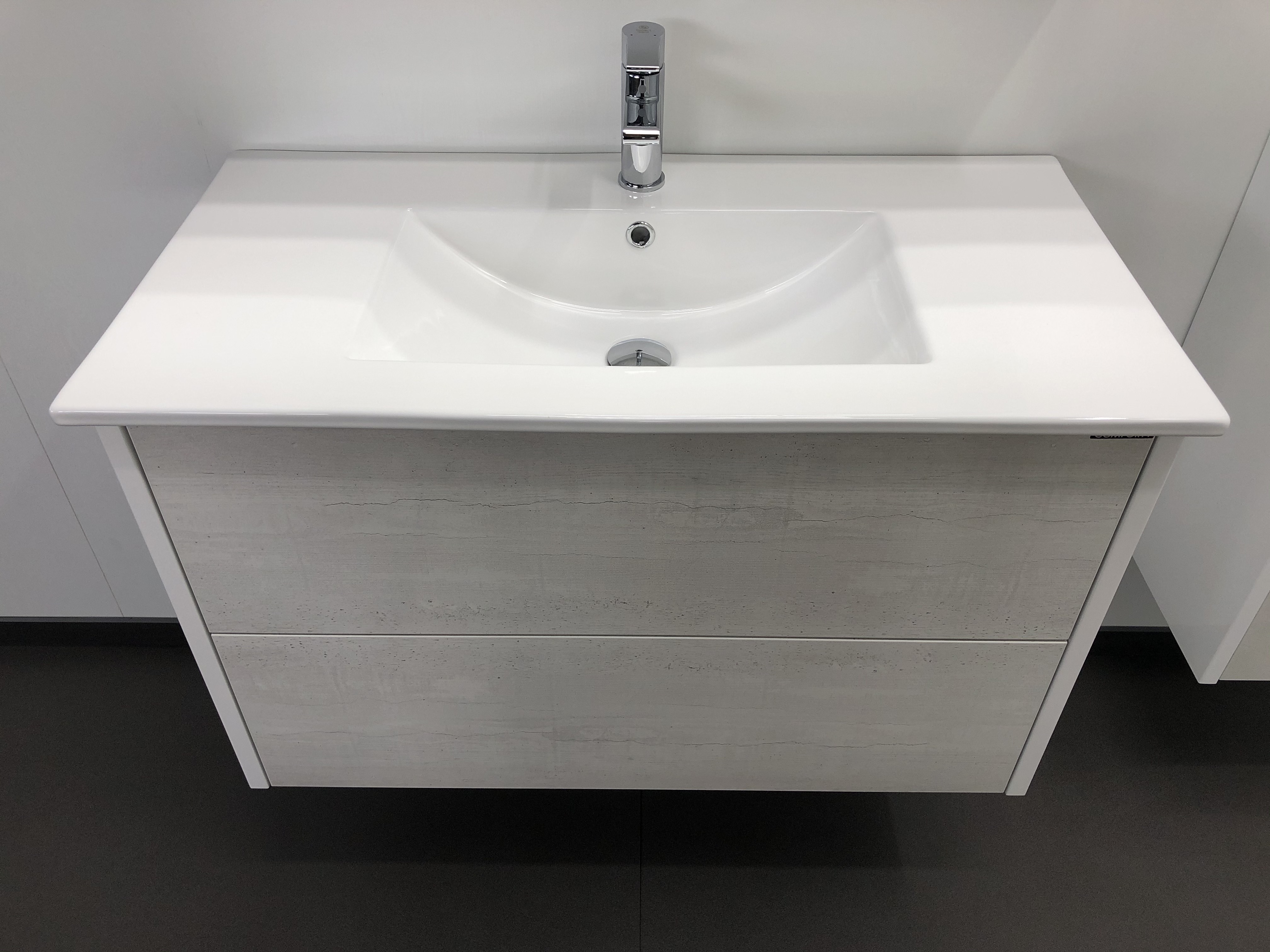 Приобрести сomforty тумба с раковиной "женева-90", дуб белый