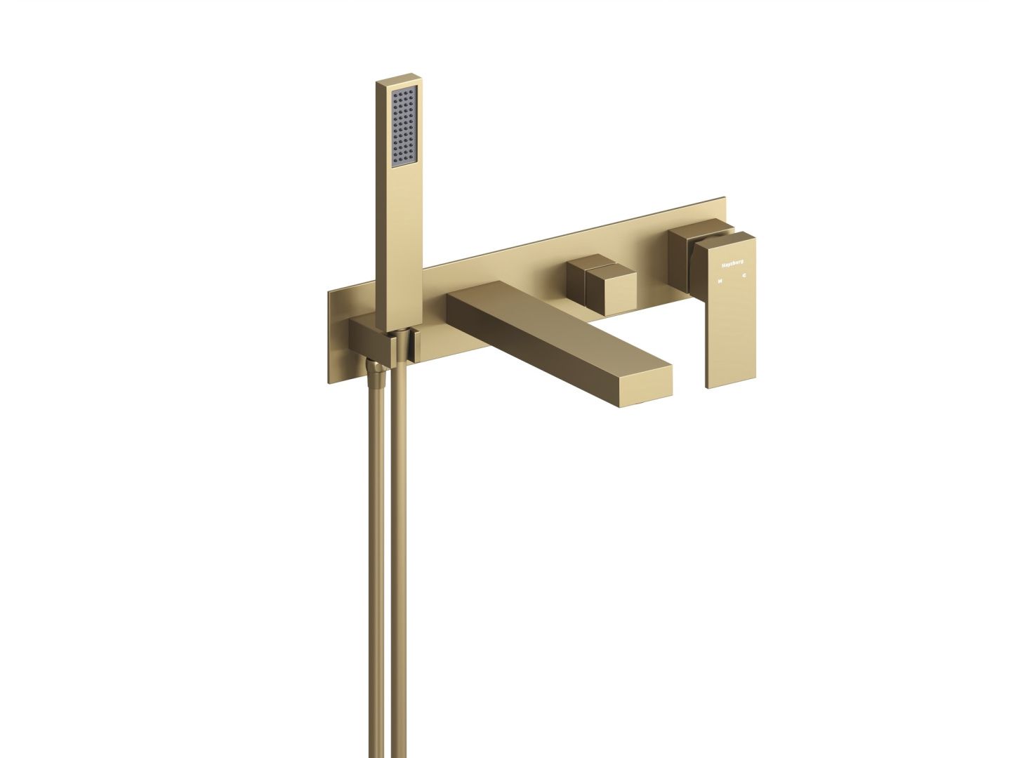 Приобрести hayzburg встраиваемый смеситель для ванны и душа, золото матовое hb-1004bg