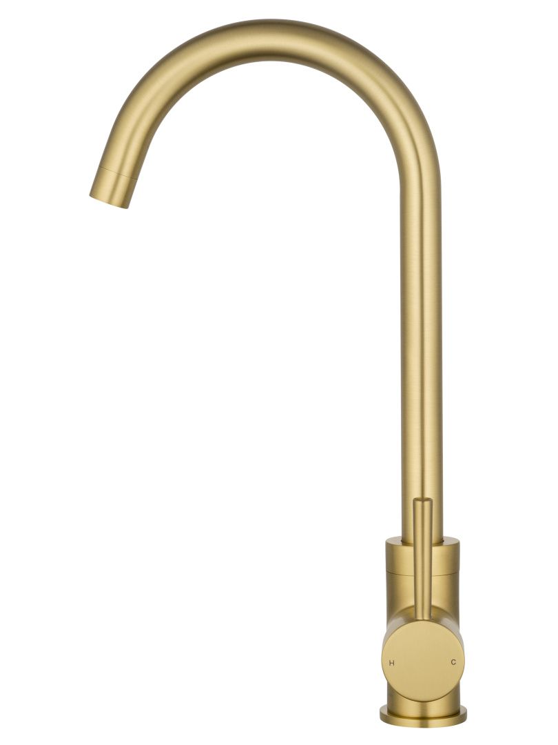 Приобрести смеситель для кухни wonzon & woghand, брашированное золото (ww-a21102-bg)