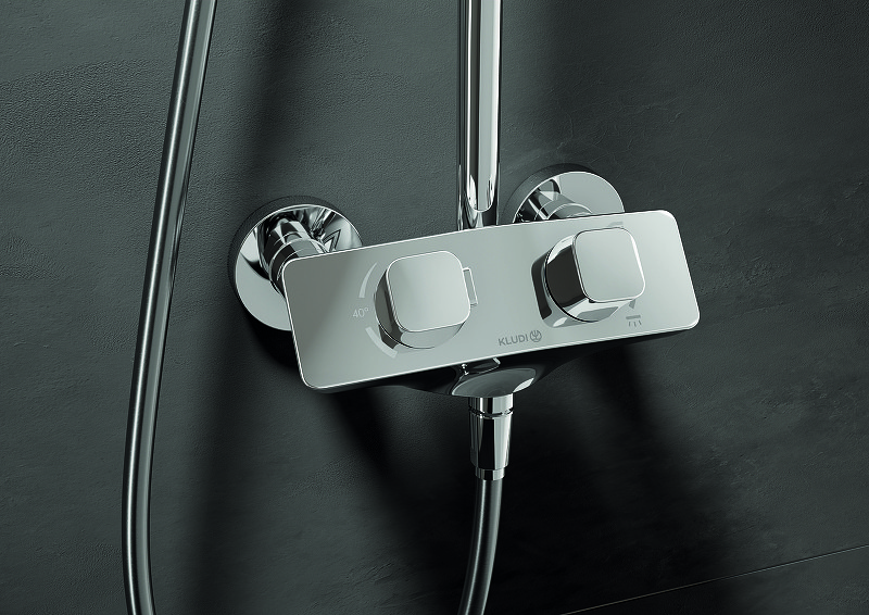 Приобрести kludi cockpit explorer душевая система с термостатом, арт. 8005005-00