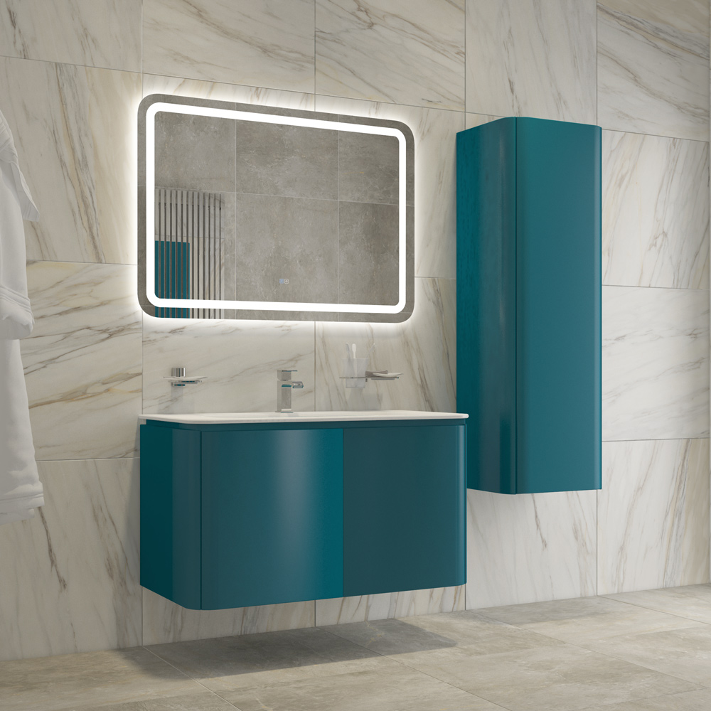 Приобрести cezares зеркало stylus 100х70 см, с подсветкой, сенсорным включением, подогревом czr-spc-stylus-1000-700-tch-warm