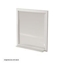 Caprigo Зеркало ALBION 80 см, белое