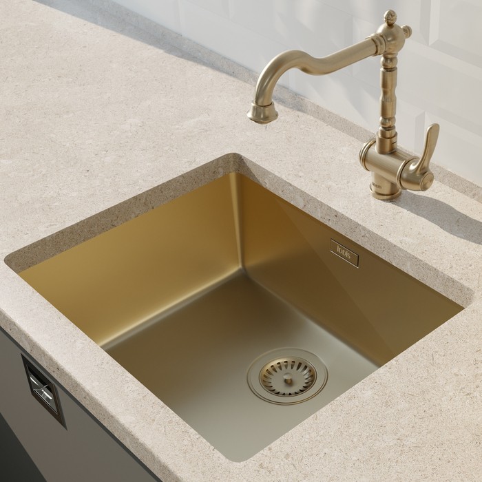 Приобрести iddis смеситель для кухни oldie 277мм, бронза oldbrl0i05