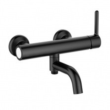 CEZARES Смеситель для ванны и душа ECO, черный матовый ECO-VD-NOP