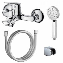 Azario Смеситель для ванны Evora, с ручным душем, хром AZ-WKE238043C