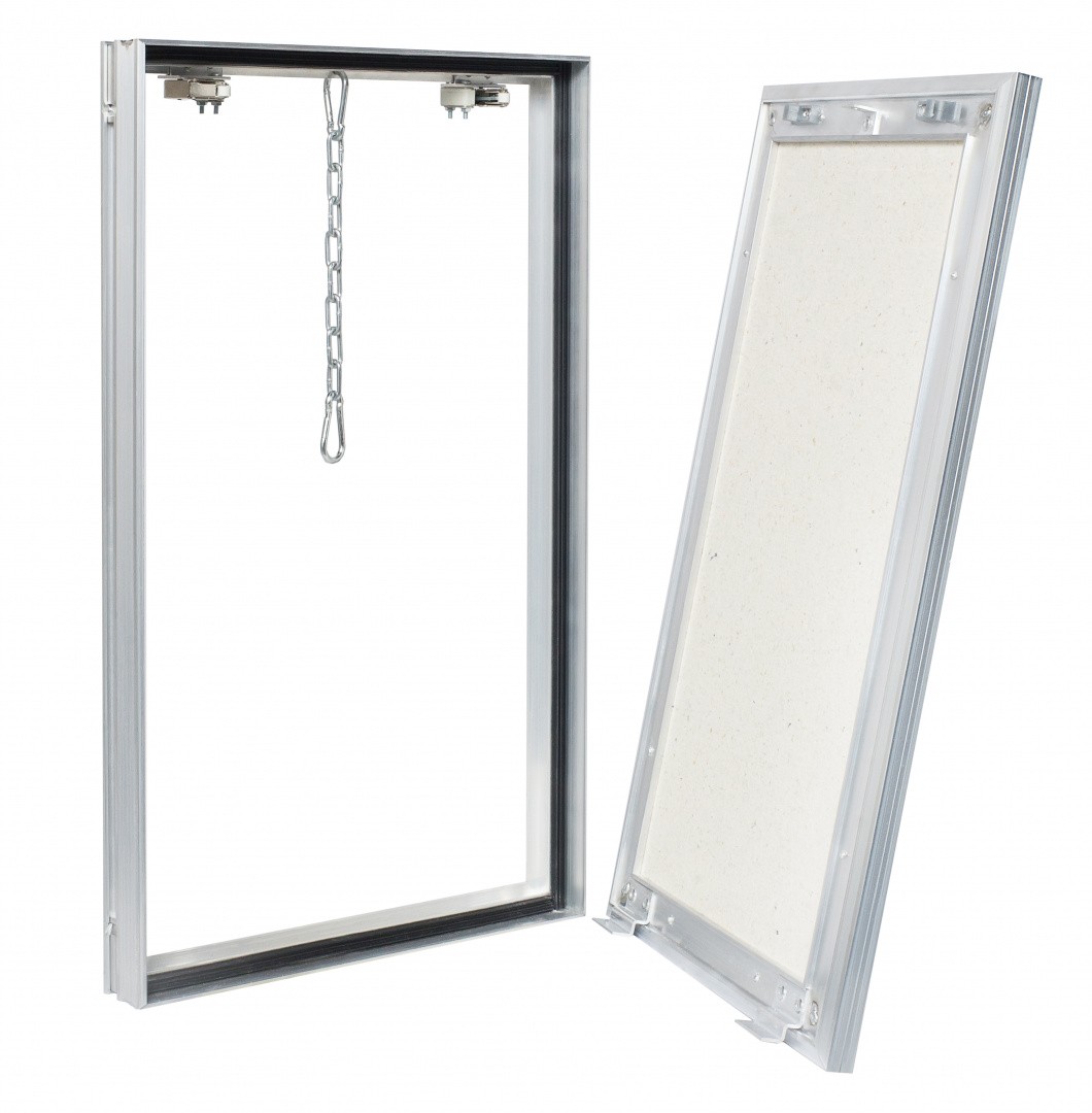 Приобрести люк под плитку алкрафт сантехник 400х300 алюминиевый съемный