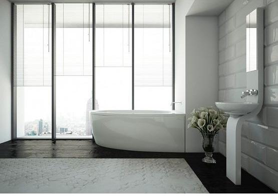 Приобрести акриловая ванна асимметричная aquatek дива r 170х90 см правая