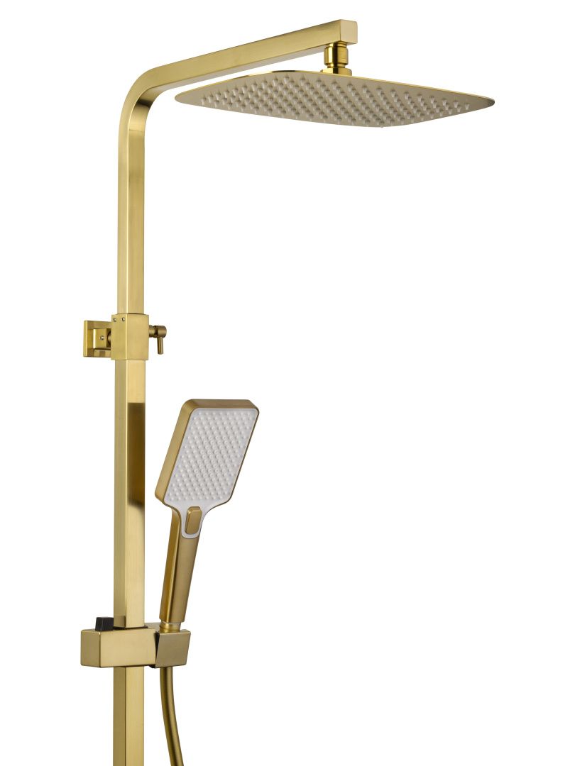 Приобрести душевая система wonzon & woghand fit, брашированное золото (ww-88739009-bg)