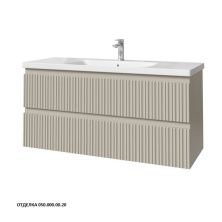 Caprigo Тумба с раковиной FORTE-Smalty TYPE 120 см, серая, эмаль