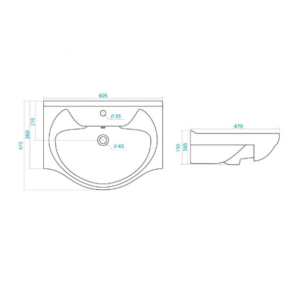 Приобрести mirsant тумба напольная камилла 60 см с раковиной байкал 60, белая ут000004925