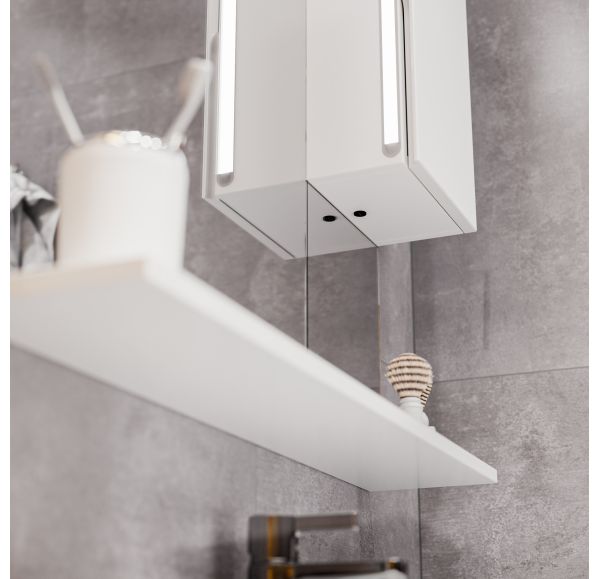 Приобрести mirsant зеркало шкаф soho 80 см, белый, левый ут000083893