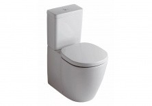 Унитаз приставной безободковый Ideal Standard CONNECT AquaBlade с крышкой дюропласт