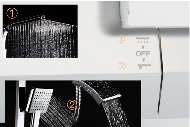 Приобрести gappo душевая система g2407-40 с термостатом, хром 30037