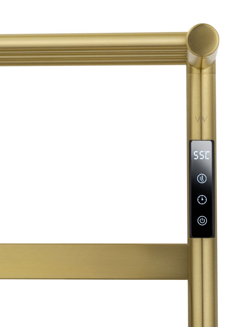 Приобрести полотенцесушитель электрический wonzon & woghand essen, брашированное золото (ww-a403-bg)