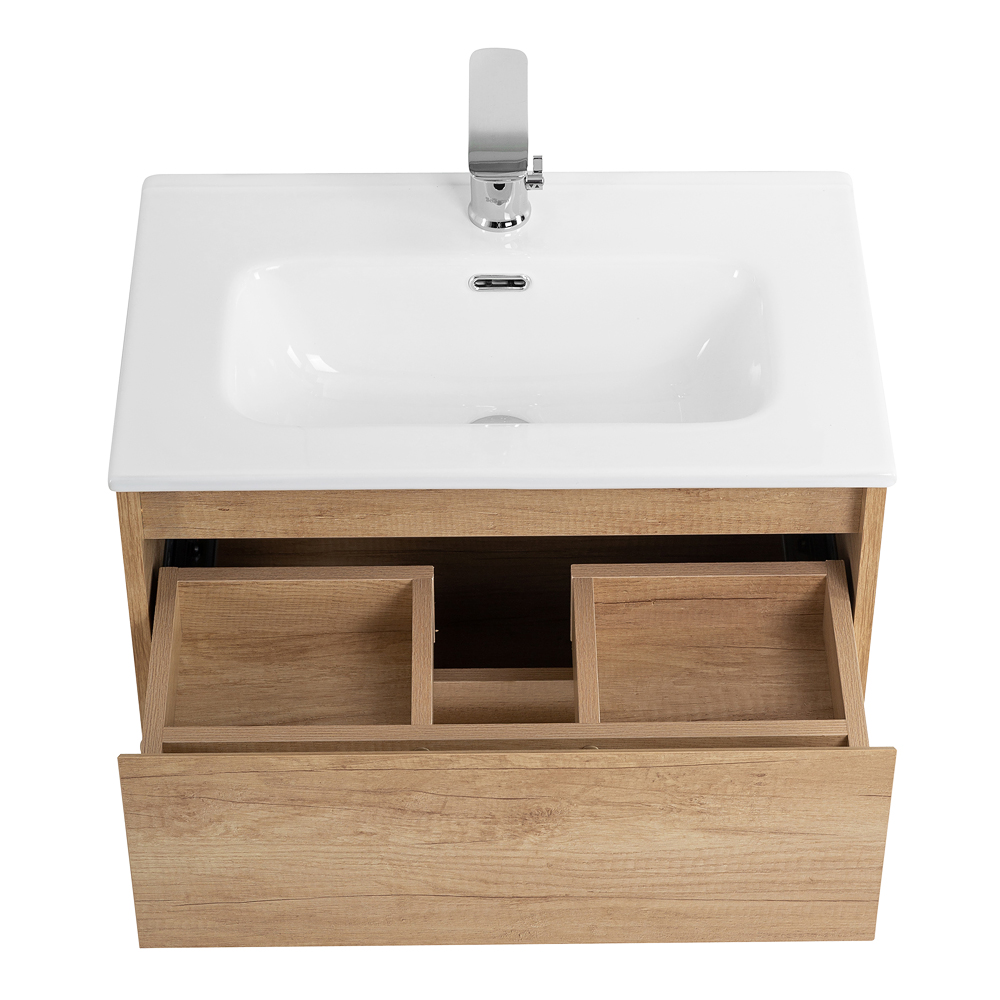 Приобрести belbagno тумба с раковиной kraft 39 50 см, подвесная rovere nebrasca nature, белая раковина