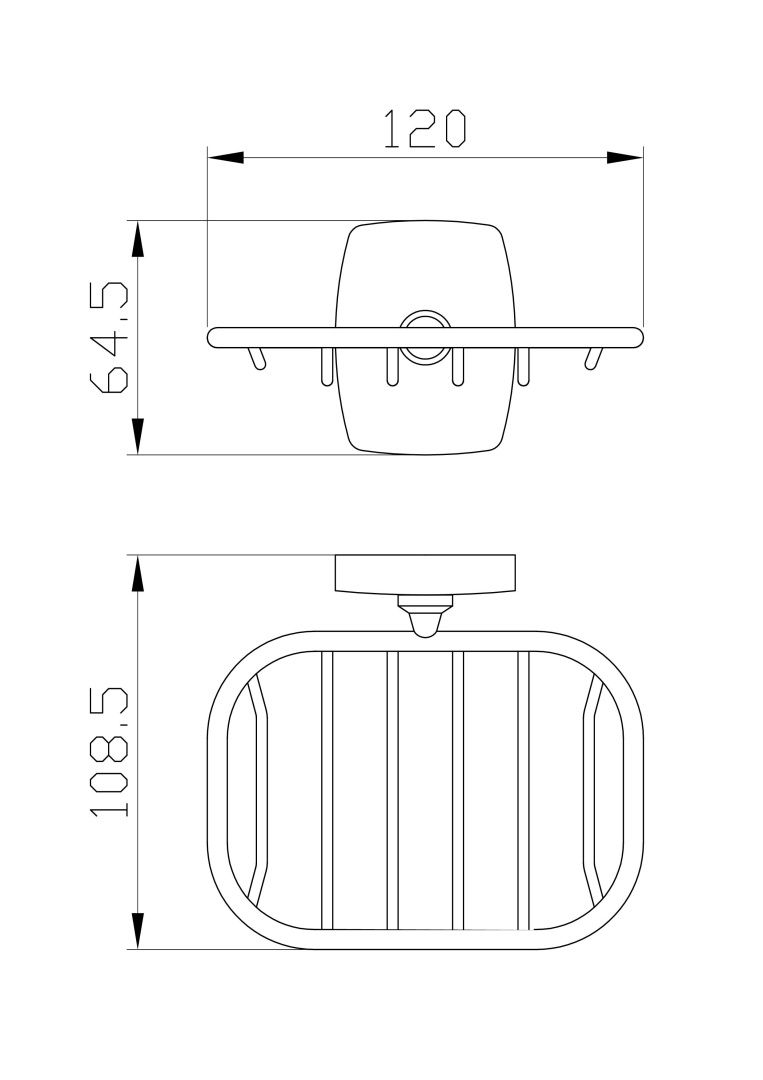 Приобрести мыльница с держателем wonzon & woghand porto, хром (ww-1301a)