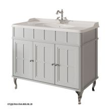 Caprigo Тумба с раковиной BORGO 100 см, серая, эмаль