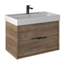 Briz Тумба подвесная TESO 80 см, дуб веллингтон, Т18-80