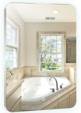 Azario Зеркало Сантана 800*600, белый, сенсорный включатель, LED-00002242