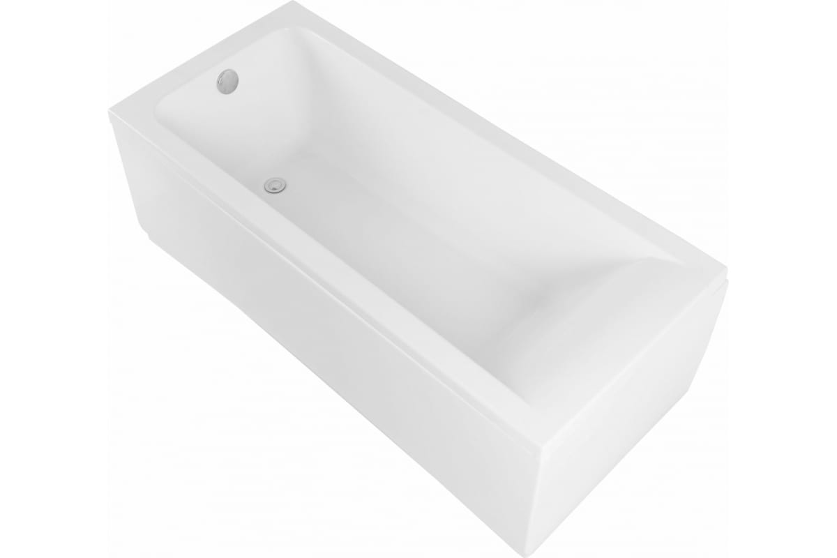 Приобрести aquanet акриловая ванна bright 170x75 см, белая