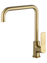 Смеситель для кухни WONZON & WOGHAND, Брашированное золото (WW-L1006-BG)