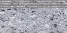 Ступень Kerranova Terrazzo 294х600 мм, MR, серый