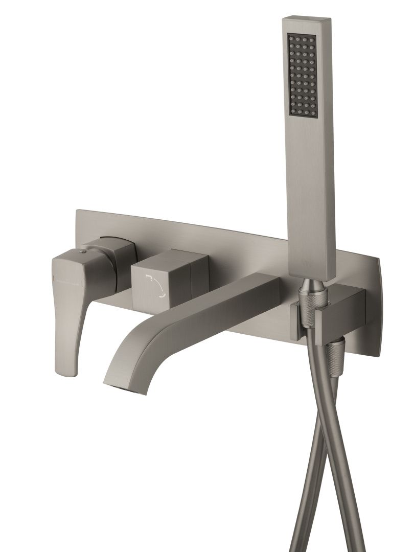 Приобрести смеситель для ванны встраиваемый wonzon & woghand flex, брашированный никель (ww-88889072-bn)