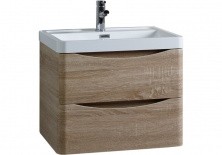 Тумба подвесная с раковиной BelBagno ANCONA-N-600-2C-SO-WO 60 см, белый дуб