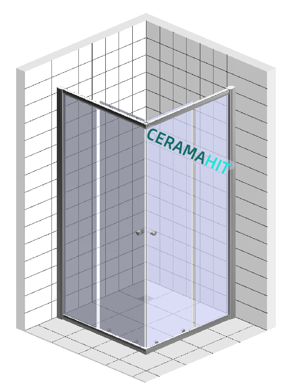 Приобрести bas душевая дверь lira cr 100х1850 мм, хром cr-100-c-ch