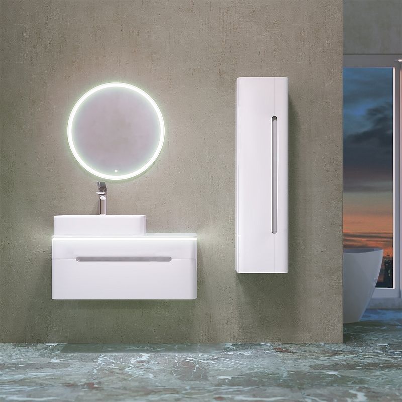 Приобрести jorno пенал подвесной shine 33 см, белый