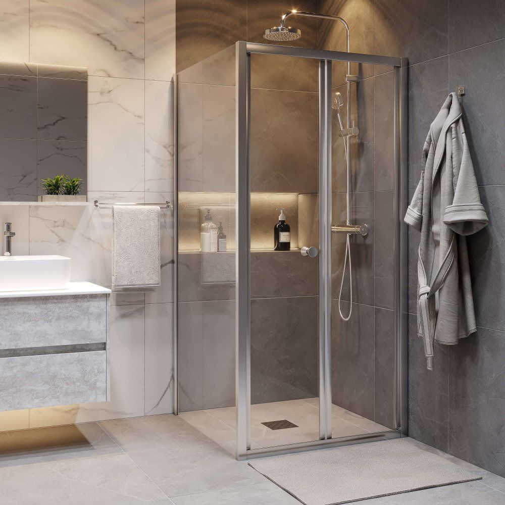 Приобрести grossman душевое ограждение advans 100х100 см, квадратное, хром\ прозрачное gr-1010ad