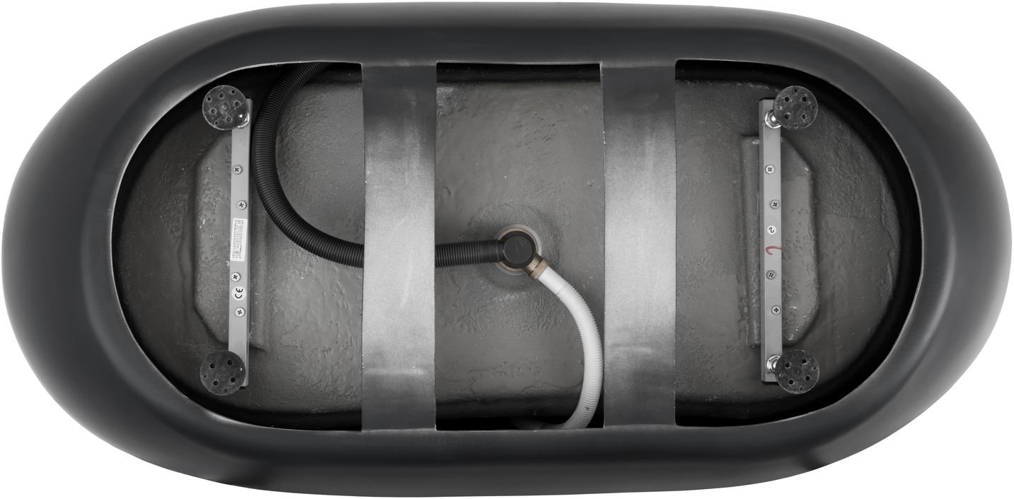 Приобрести aquanet акриловая ванна family sweet 170x78 см, черная 155778-gw-mb gloss finish