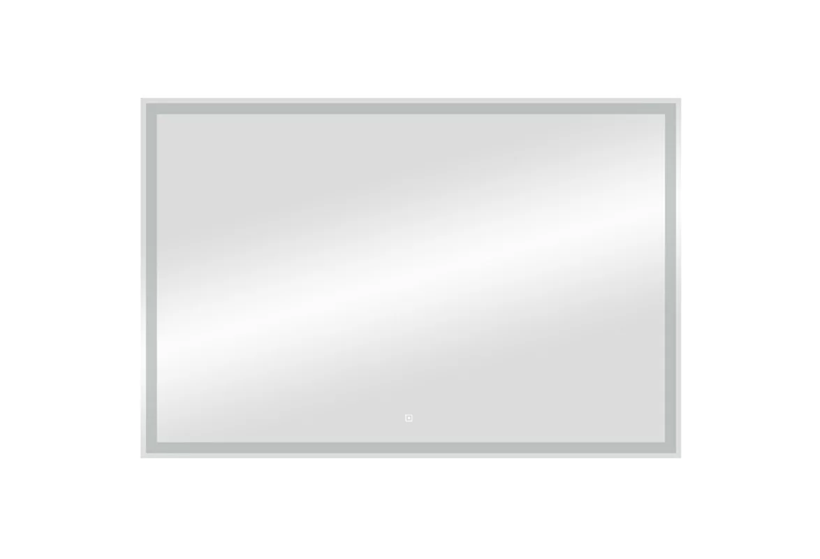 Приобрести continent зеркало с подсветкой mercury 100х70 см, белое