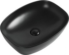 Aquanet Раковина Fine-1-MB 50х38 см, черный матовый