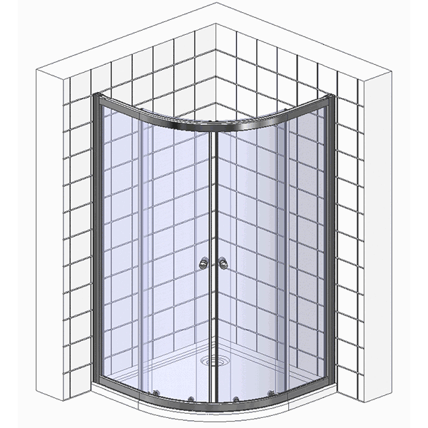 Приобрести душевое ограждение azario ostin 90x90 см, az-121 s а 90*90*195